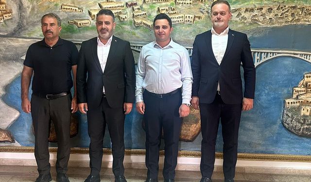 İl Başkanı Çetin’den Kaymakam Büyük’e Hayırlı Olsun Ziyareti