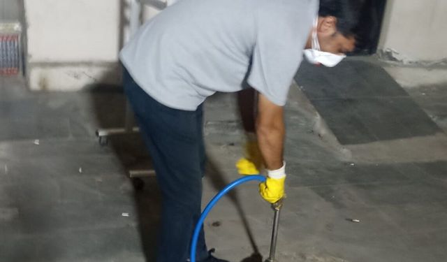 İlaçlama Ekipleri Kentin Dört Bir Yanında Seferber