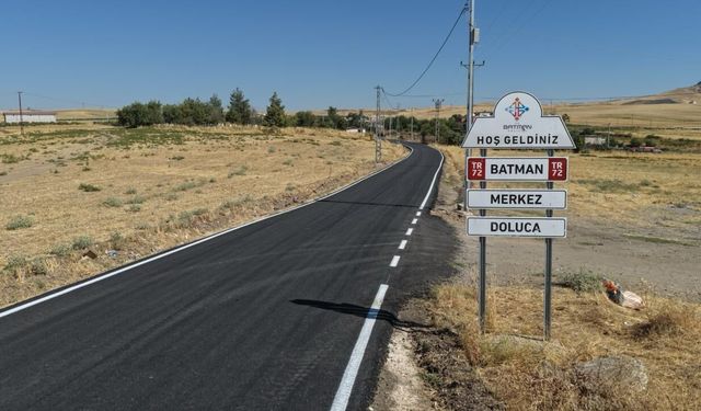 KÖYDES’ten Batman kırsalına asfalt hamlesi: 4 kilometrelik yol yenilendi