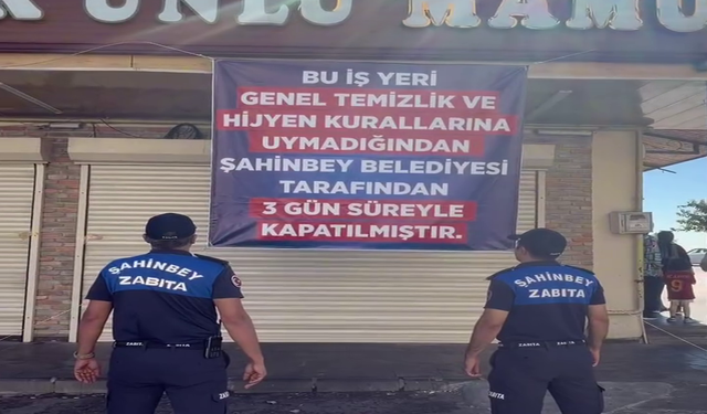 Ölü haşerelerin bulunduğu fırına 3 gün kapatma cezası