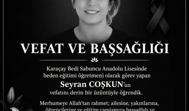 Seyran Coşkun Kimdir? Neden Öldü? Hatay’da Hangi Okulda Görev Yapıyordu?