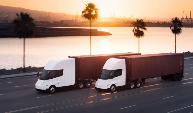 Lojistikte Yeni Çağ Başlıyor: Tesla, Yıllardır Ertelenen Elektrikli Tır Modeli Semi’nin Seri Teslimatlarına Başladı!