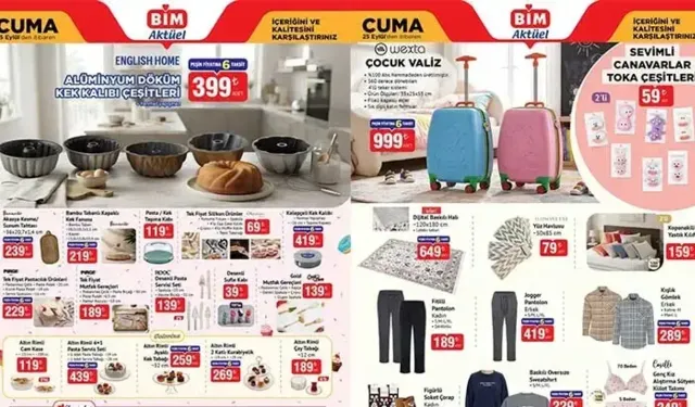 BİM 25 Eylül – 1 Ekim 2026 Kataloğu Satışta! BİM Raflarında Çeyiz ve Mutfak Depremi: English Home ve Emsan Rüzgarı...