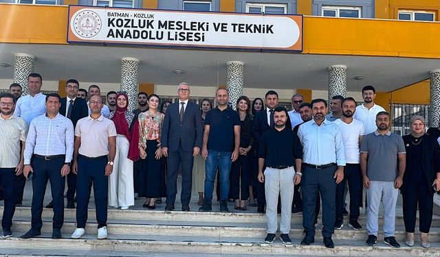 Batman İl Milli Eğitim Müdürü Yaşar Ciğer’den Kozluk’ta eğitim mesaisi