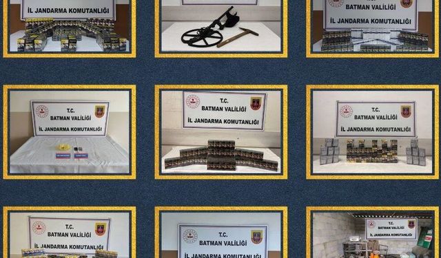 Batman’da kaçakçılara darbe! 81 şüpheli hakkında işlem