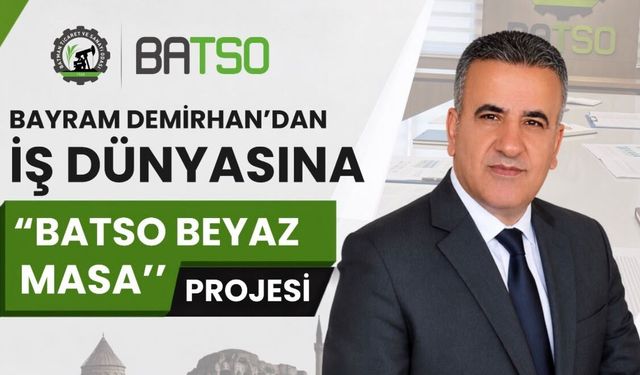 Bayram Demirhan’dan İş Dünyasına “BATSO Beyaz Masa” Projesi