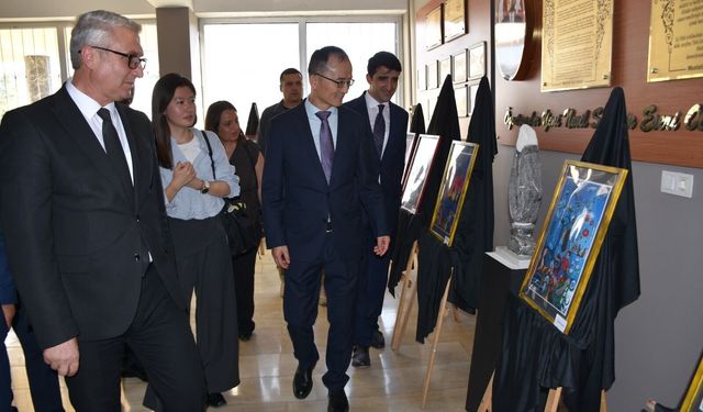 Çin Büyükelçisi'nden TOBB Güzel Sanatlar Lisesine Anlamlı Ziyaret