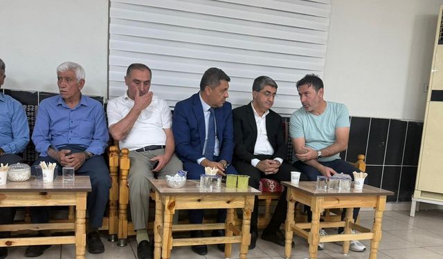 Ekmen, Yangında Hayatını Kaybedenlerin Ailelerine Taziye Ziyaretinde Bulundu