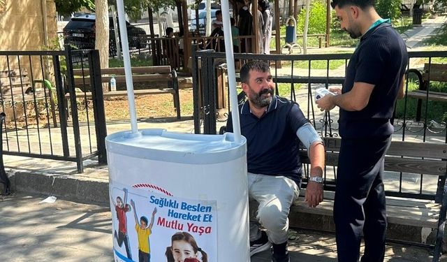 Gercüş’te Halk Sağlığı Haftası’na Özel Sağlık Taraması