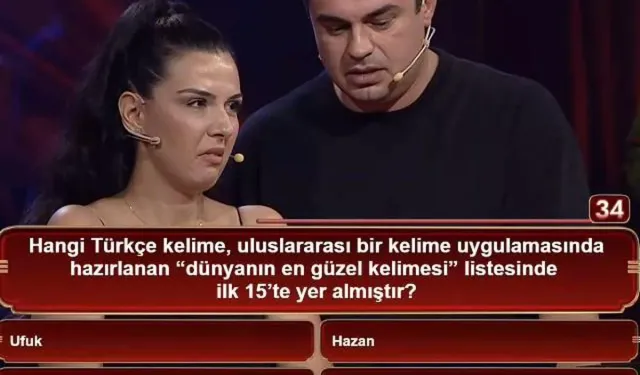 Hangi Türkçe kelime, uluslararası bir kelime uygulamasında hazırlanan "dünyanın en güzel kelimesi" listesinde ilk 15'te yer almıştır?