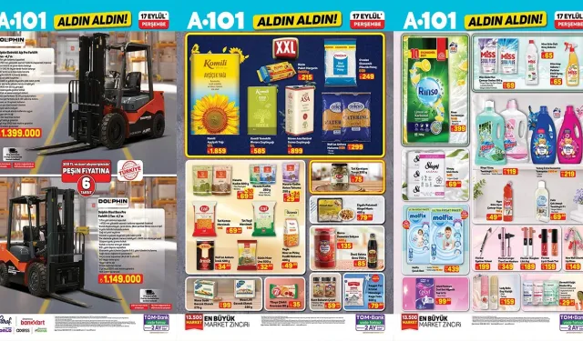 A101’de Satılan Forkliftlerin Özellikleri Neler? Elektrikli ve Dizel Modeller Arasındaki Fiyat Farkı Ne Kadar? İş Makineleri Hangi Tarihte Satışa Çıkacak?