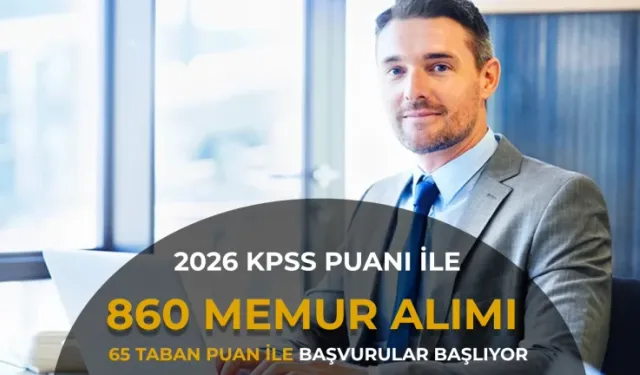 GİB'DEN 2026 KPSS İLE İLK BÜYÜK ALIM! 860 GELİR UZMAN YARDIMCISI ALINACAK (65 PUAN ŞARTI)