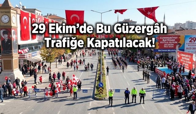 29 Ekim’de Bu Güzergâh Trafiğe Kapatılacak!