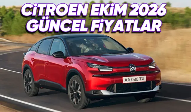 Citroen Ekim Fiyatlarını Duyurdu: e-C4 Modelinde Tam 225 Bin TL Dev İndirim Fırsatı!