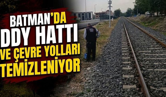 Batman’da DDY Hattı ve Çevre Yolları Temizleniyor