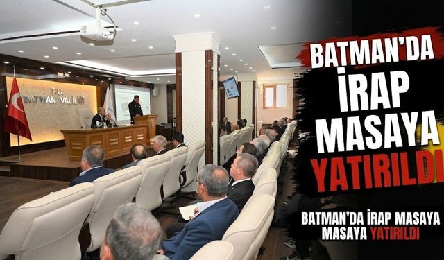 Batman’da İRAP Masaya Yatırıldı