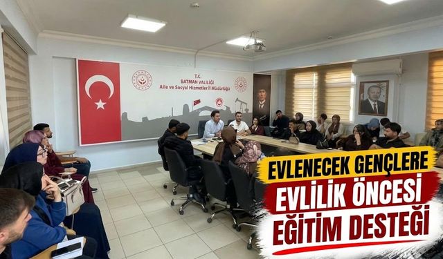 Evlenecek Gençlere Evlilik Öncesi Eğitim Desteği