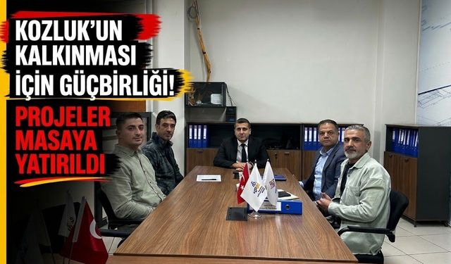 Kozluk’un Kalkınması İçin Güç Birliği! Projeler Masaya Yatırıldı