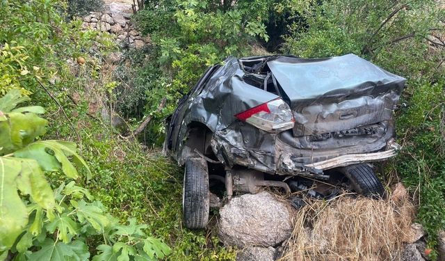 Mardin’de Feci Kaza! Otomobil Şarampole Devrildi