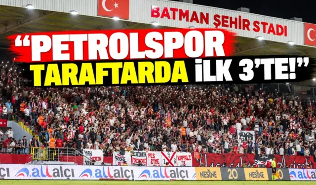 Batman Petrolspor Taraftarı Tribünleri Dolduruyor! 8 Haftada 10 Bin Barajı Düşülmedi