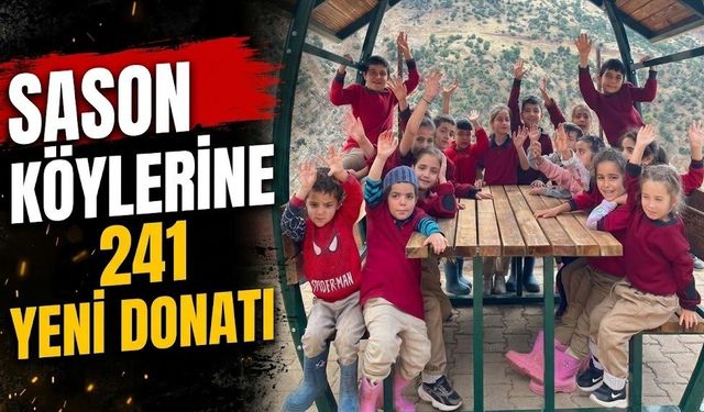 Sason Köylerine 241 Yeni Donatı