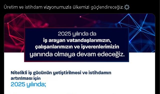 2025 yılında İŞKUR faaliyetleri için 150 milyar TL kaynak ayırdık