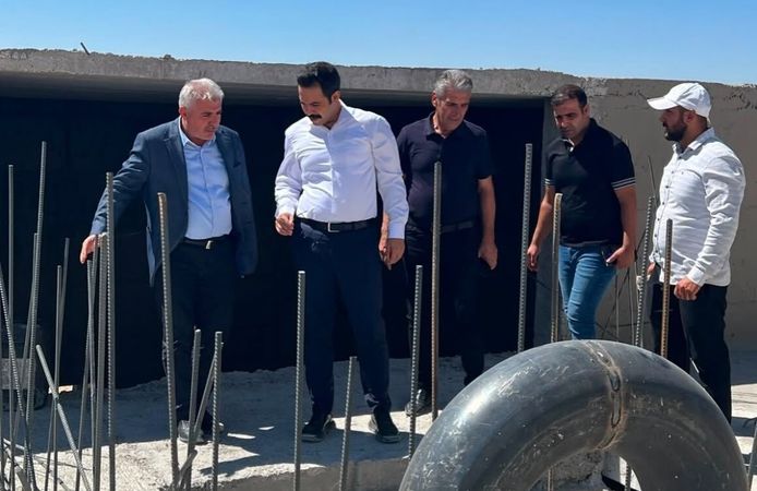 Gercüş’ün Su Geleceği Güvence Altına Alınıyor: 2 Bin 500 Tonluk Dev Depo Yükseliyor