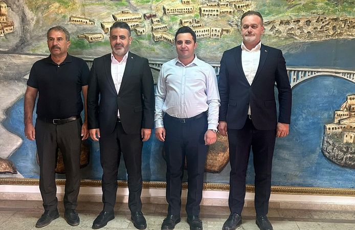 İl Başkanı Çetin’den Kaymakam Büyük’e Hayırlı Olsun Ziyareti
