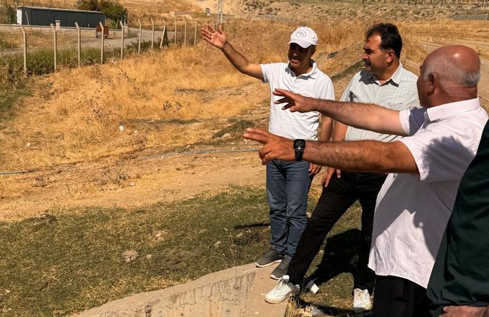 Batman Sol Sahil Sulama Kanalı’nda Su Verimliliği İçin Sahada İnceleme