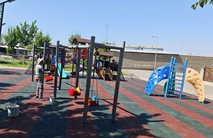Batman’da 227 Parkta Bakım Ve Onarım Mesaisi