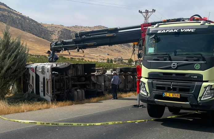 Boş Tanker Demirbilek’te Yan Yattı