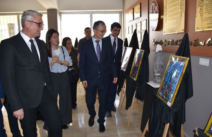 Çin Büyükelçisi'nden TOBB Güzel Sanatlar Lisesine Anlamlı Ziyaret