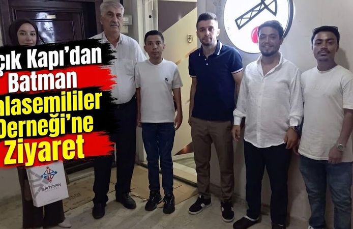 Açık Kapı’dan Batman Talasemililer Derneği’ne Ziyaret