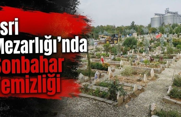 Asri Mezarlığı’nda Sonbahar Temizliği