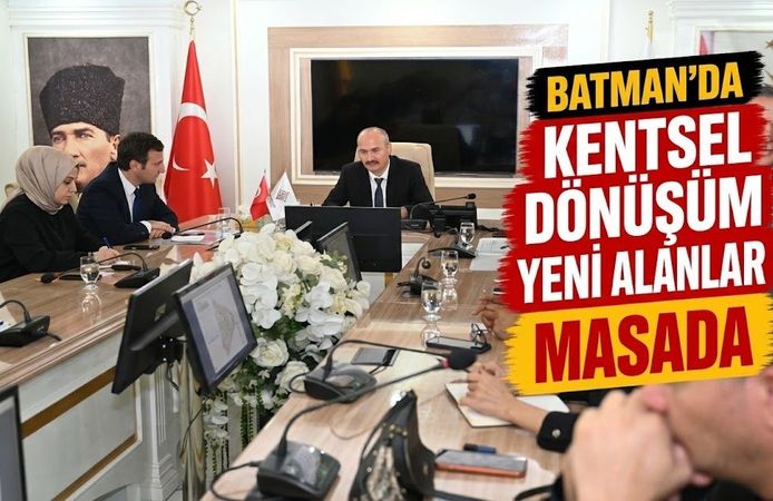 Batman’da Kentsel Dönüşüm İçin Yeni Alanlar Masada