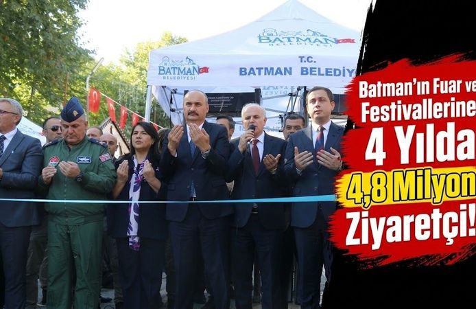 Batman’ın Fuar ve Festivallerine 4 Yılda 4,8 Milyon Ziyaretçi!