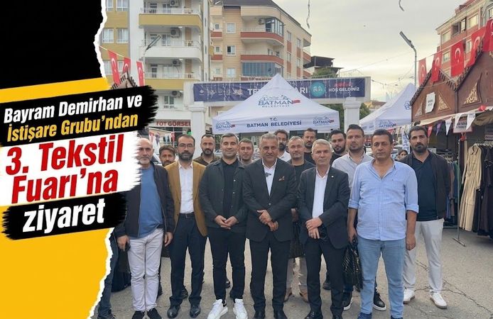 Bayram Demirhan ve İstişare Grubu’ndan 3. Tekstil Fuarı’na ziyaret