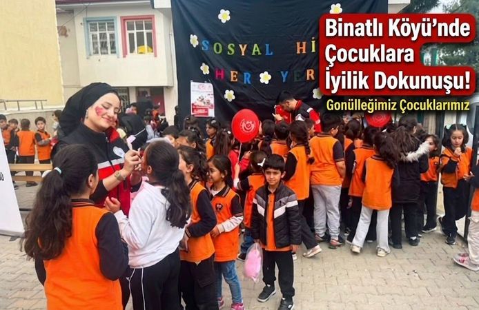 Binatlı Köyü’nde Çocuklara İyilik Dokunuşu!