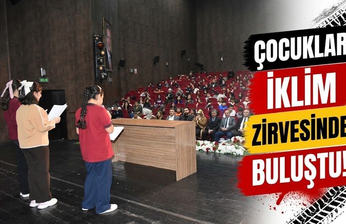 ÇOCUKLAR İKLİM ZİRVESİNDE BULUŞTU