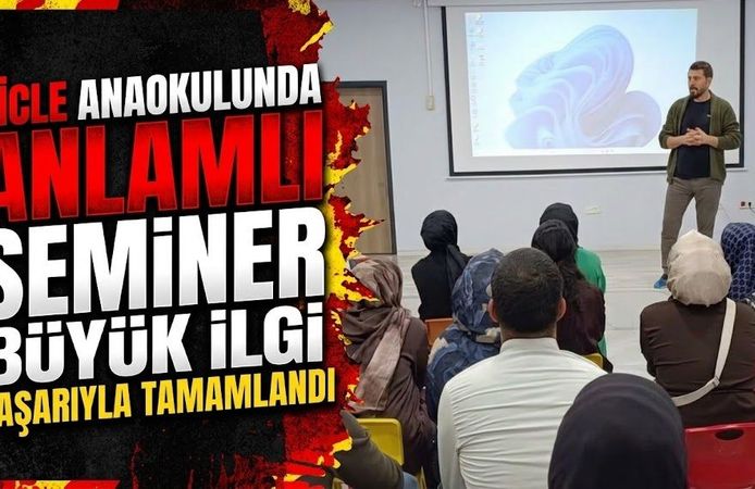 Dicle Anaokulunda Anlamlı Seminer