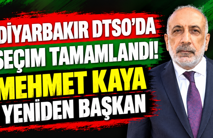 Diyarbakır DTSO’da Seçim Tamamlandı! Mehmet Kaya Yeniden Başkan