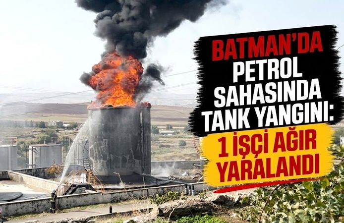 Mağrip Petrol Sahası’nda Yangın! Bir İşçi Ağır Yaralandı