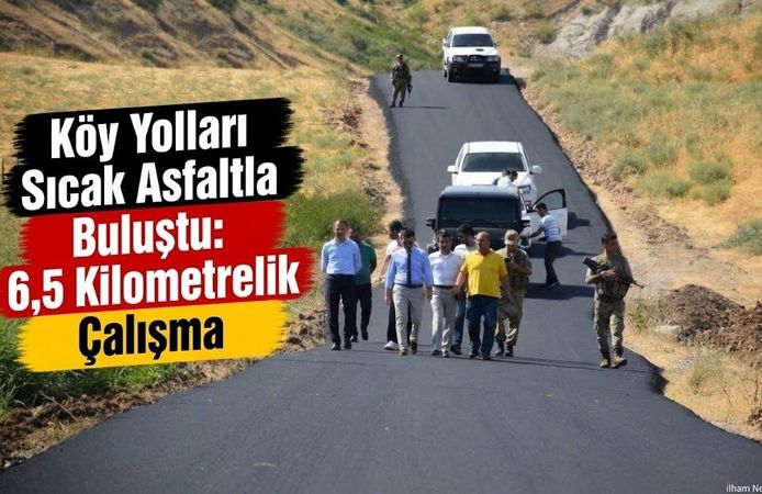 Köy Yolları Sıcak Asfaltla Buluştu: 6,5 Kilometrelik Çalışma