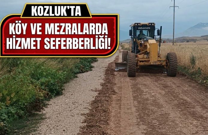 Kozluk’ta Köy ve Mezralarda Hizmet Seferberliği!