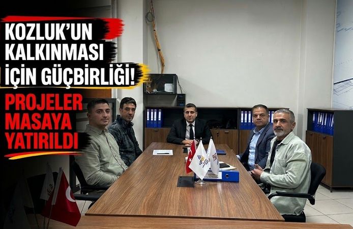 Kozluk’un Kalkınması İçin Güç Birliği! Projeler Masaya Yatırıldı
