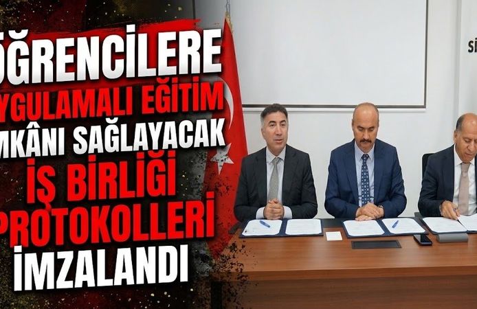 Öğrencilere Uygulamalı Eğitim İmkânı Sağlayacak İş Birliği Protokolleri İmzalandı