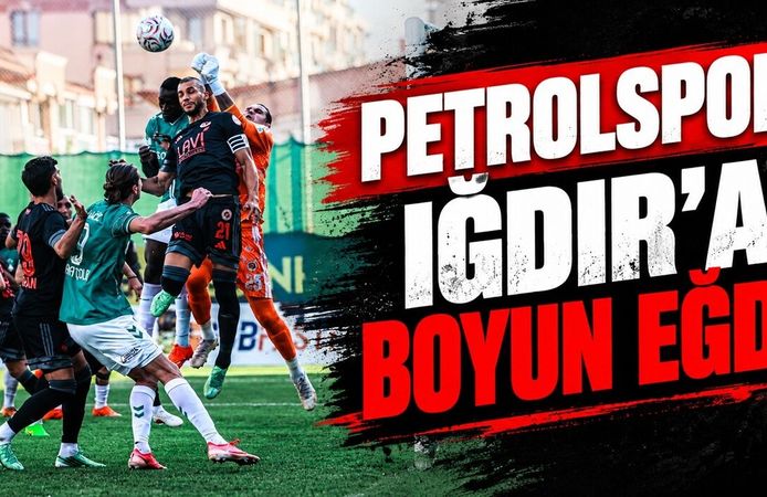 Petrolspor Iğdır'a boyun eğdi