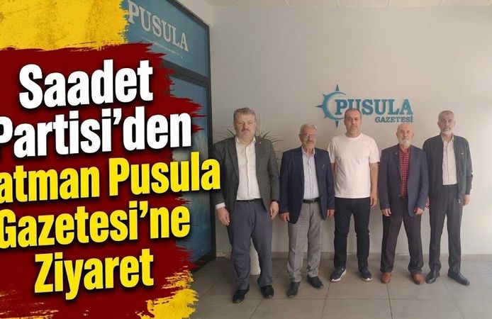 Saadet Partisi’nden Batman Pusula Gazetesi’ne Ziyaret