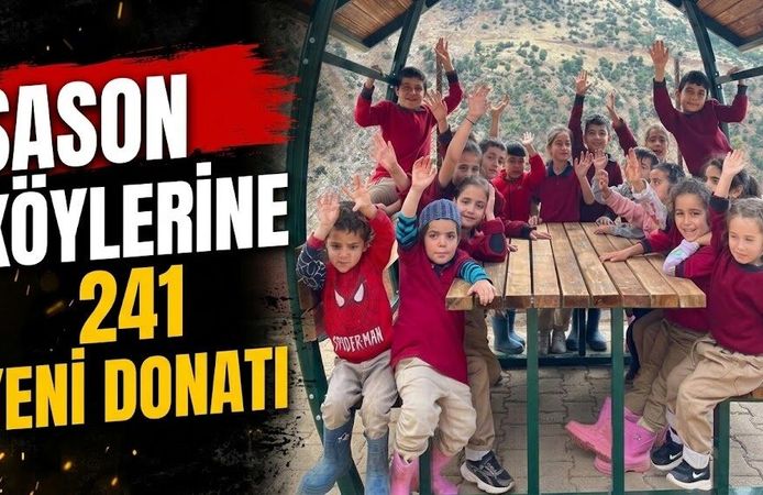 Sason Köylerine 241 Yeni Donatı