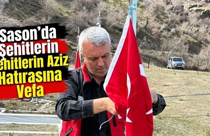 Sason’da Şehitlerin Aziz Hatırasına Vefa